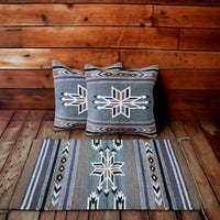 Bundle Deal Tia Southwestern Rug + Tia Southwestern Pillow Bundle