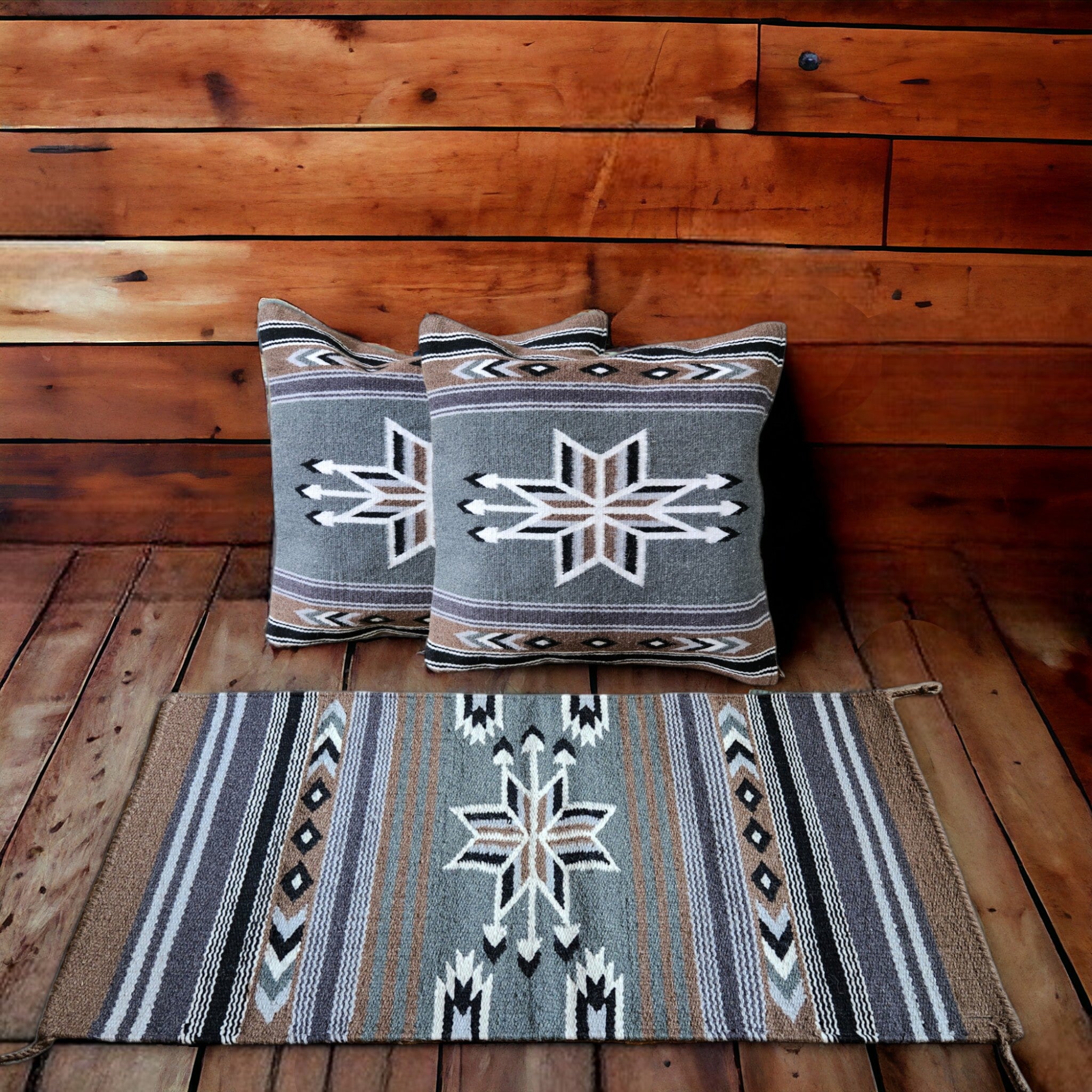 Bundle Deal Tia Southwestern Rug + Tia Southwestern Pillow Bundle - Ranch Junkie Mercantile LLC 