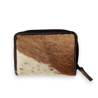 Cowhide Credit Card Wallet Cowhide Wallet Small Leather Highlands Wallet - Ranch Junkie Mercantile LLC 