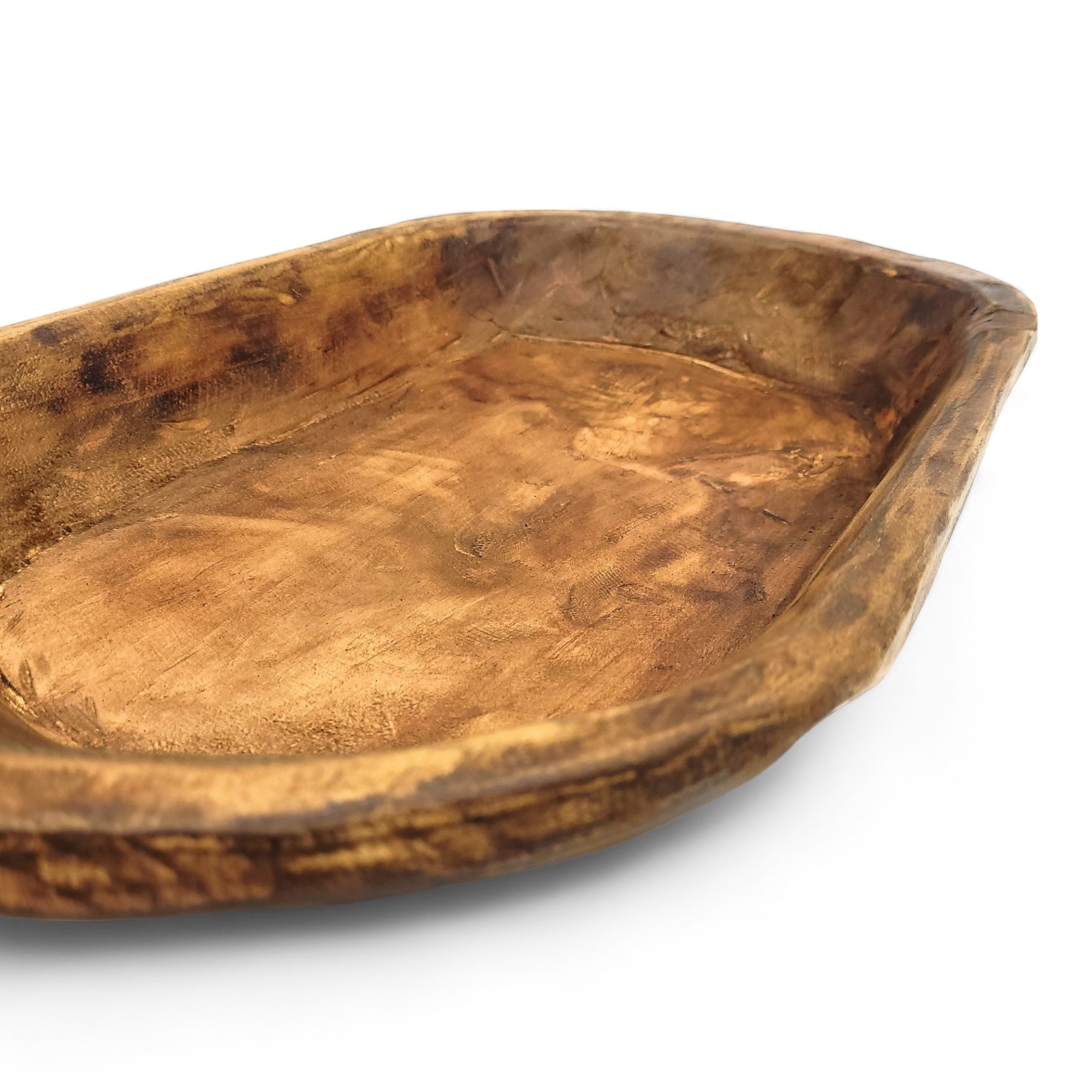 19"-22" Long Decorative Wood Dough Bowl - The Weston Dough Bowl - Ranch Junkie Mercantile LLC 