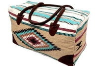 Southwestern Large Weekender Travel Bag Duffle Bag Boho Travel Bag- The Diego Go West Weekender - Ranch Junkie Mercantile LLC 