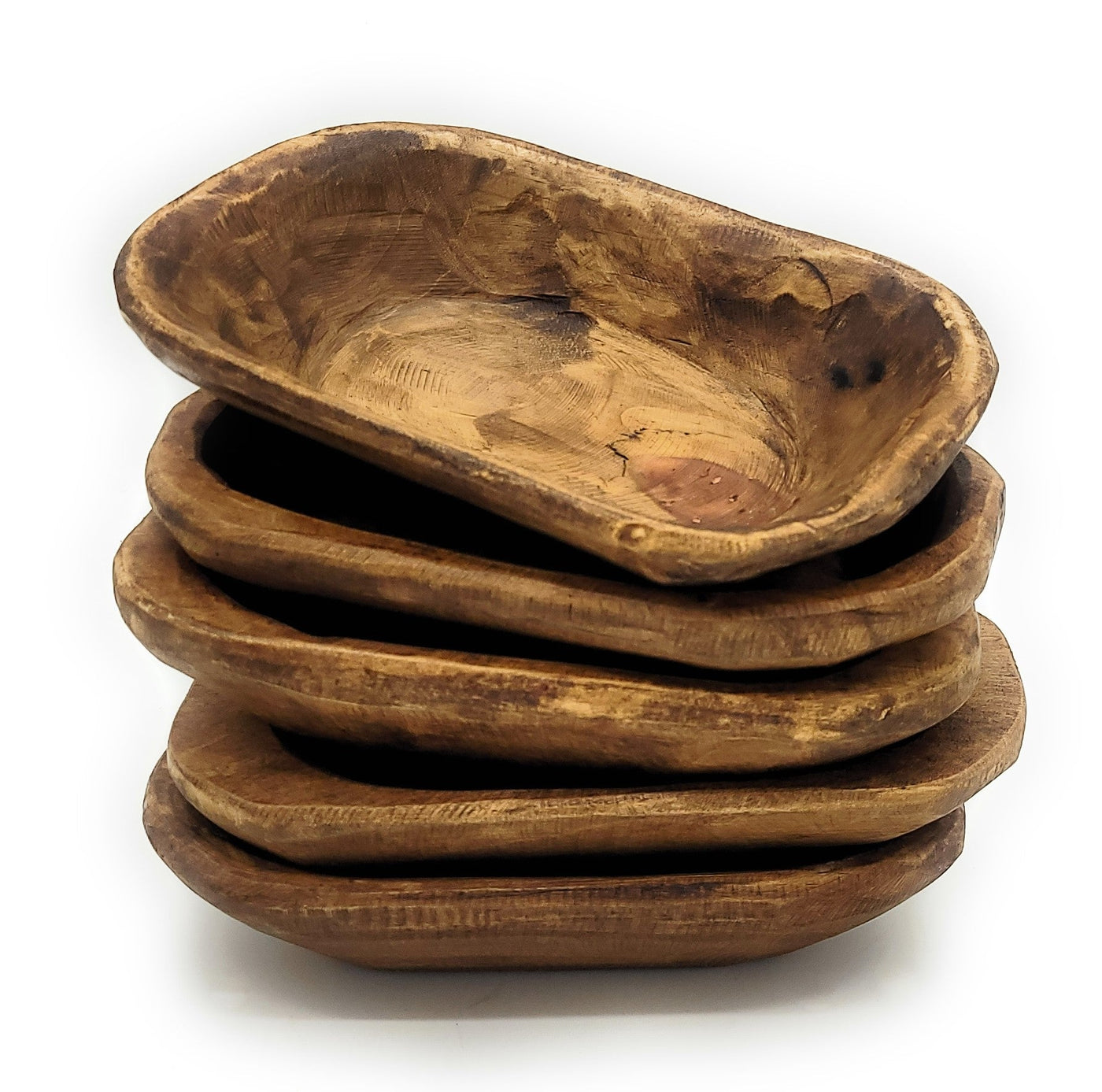 Small Wood Dough Bowl - 9 x 6