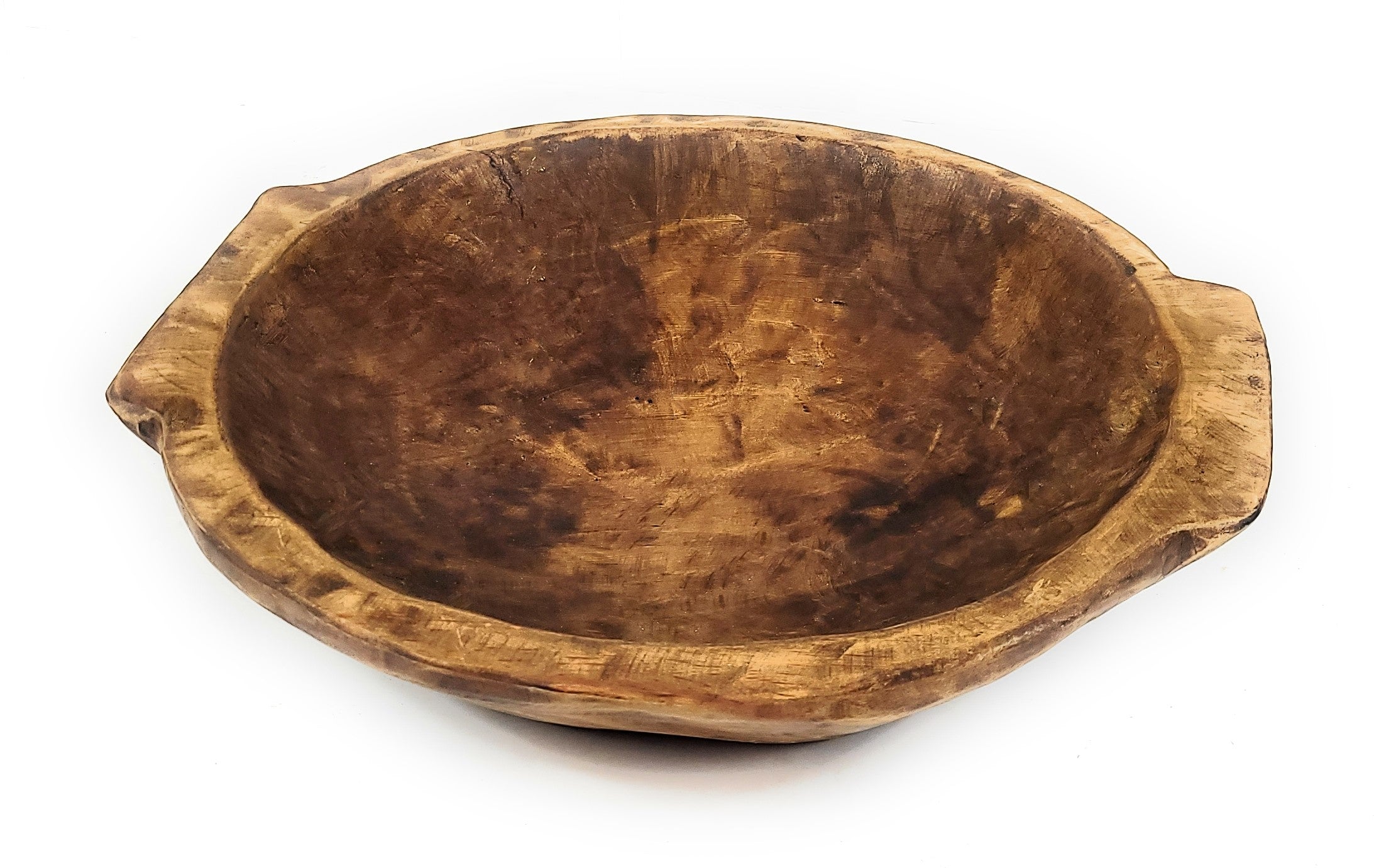 Large Round Dough outlet Bowl Chubster Decor Unique Rustic Farmhouse