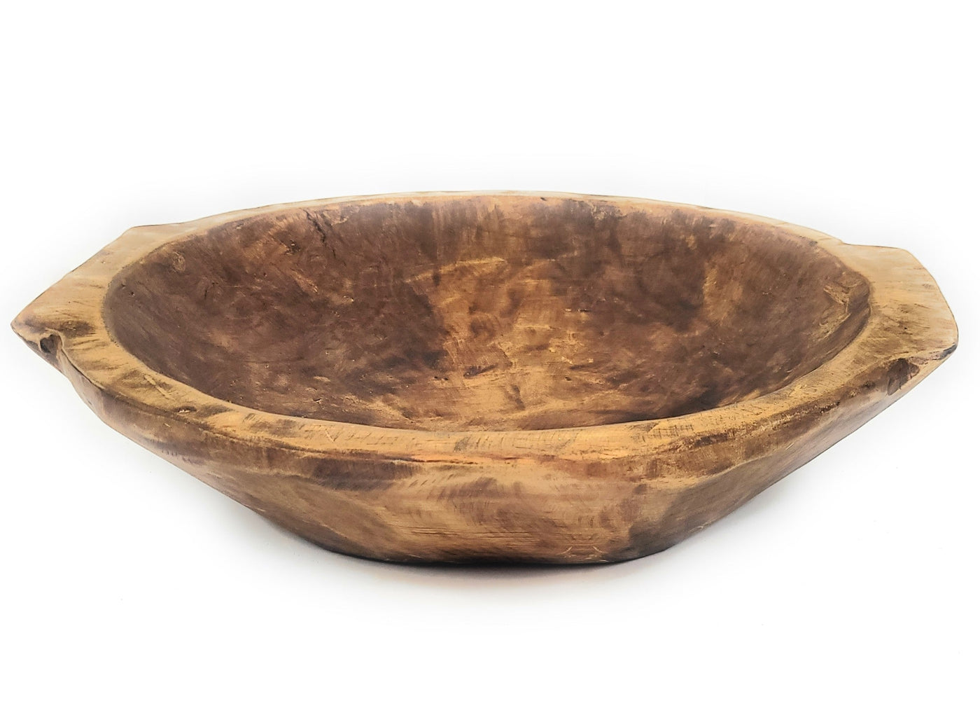 Large Wood Dough Bowl Rustic Bread Bowl