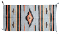 20" X 40"  The Guadalupe Southwestern Grey Rug - Ranch Junkie Mercantile LLC 