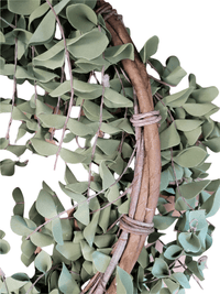 25" Eva Eucalyptus Leaf Wreath- Faux Wreath - Ranch Junkie Mercantile LLC 